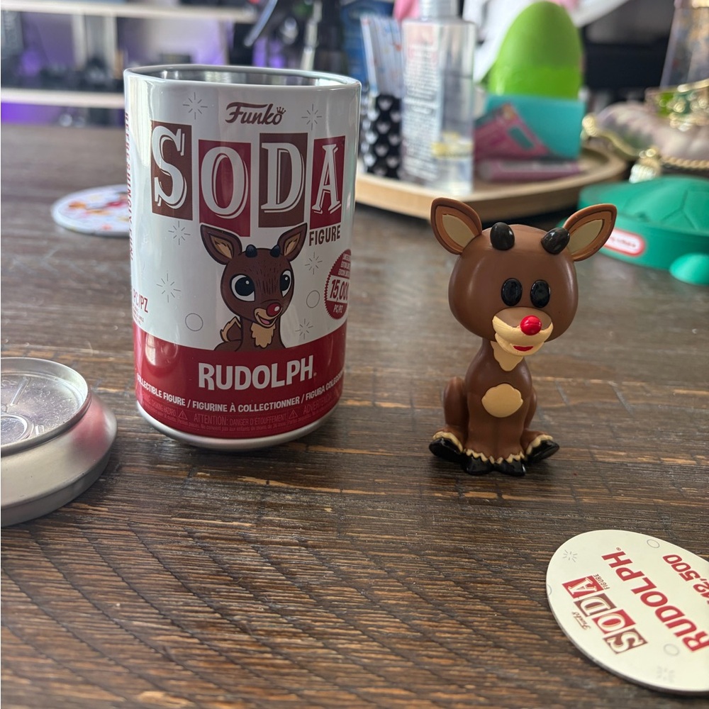 Funko Rudolph Soda Vinyl Figure - Brown Red Cream